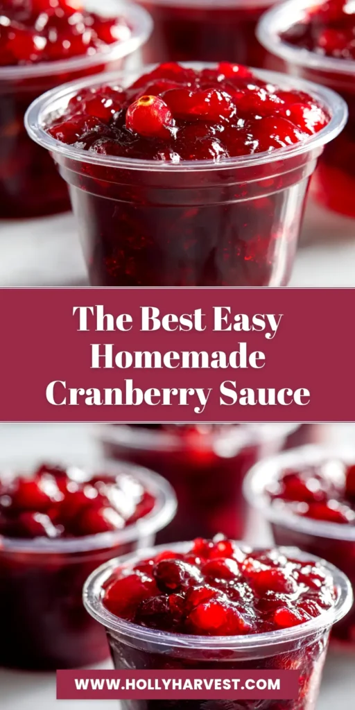 A beautiful bowl of homemade Christmas cranberry sauce, garnished with fresh orange zest and a cinnamon stick, ready for a holiday feast.