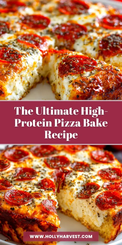 A slice of Cottage Cheese Pizza Bake on a plate, showcasing the cheesy, high-protein crustless pizza. A healthy and delicious low-carb meal.
