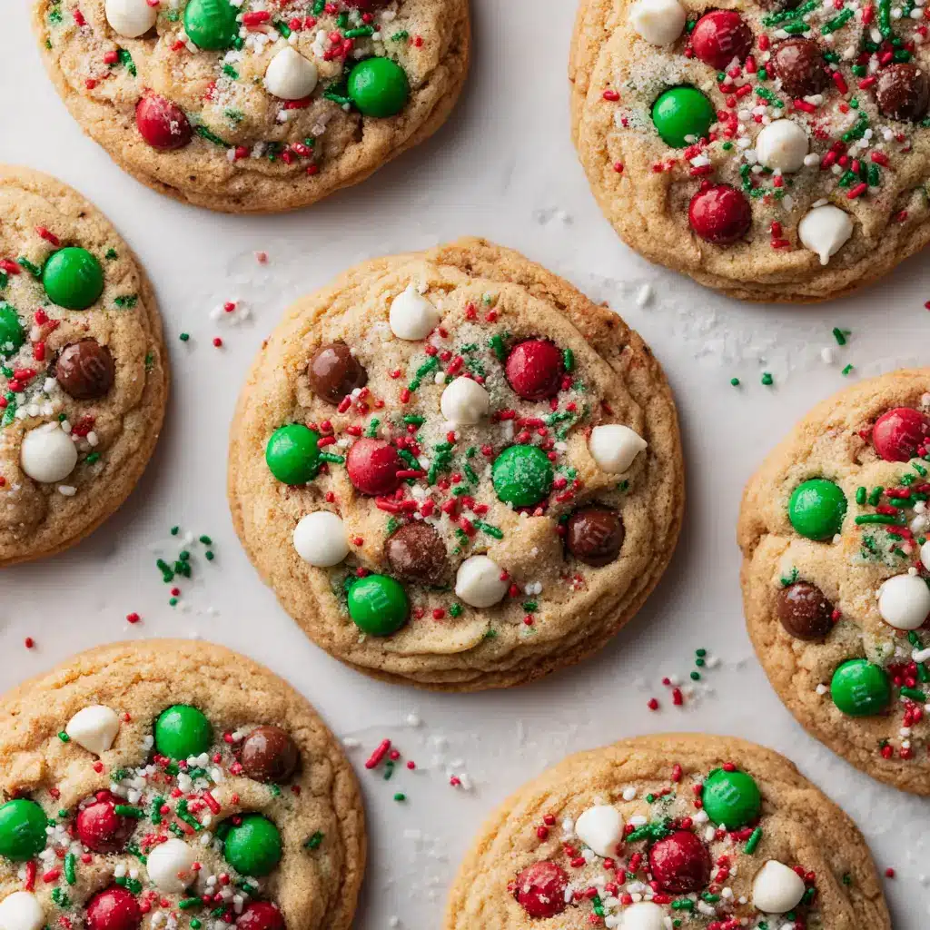 Santa's Cookies Recipe (The BEST No-Spread Cut-Outs) 1 A collection of beautifully decorated holiday cookies, showcasing fun and easy decorating ideas for the Santa's Cookies Recipe.