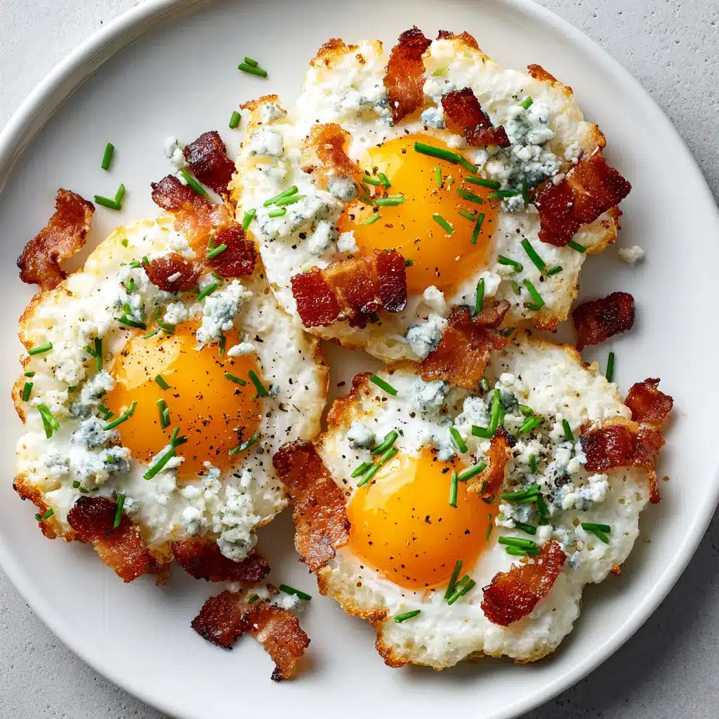 A detailed shot of the whipped egg whites being folded with parmesan cheese and chives before being shaped into clouds for the cloud eggs recipe.