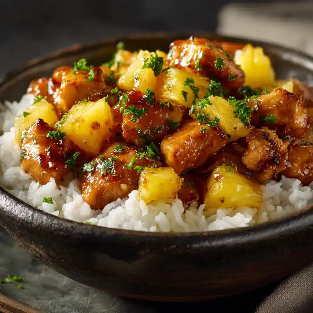 Pineapple Chicken Recipe: A 30-Minute Tropical Escape 1 A pan of golden-brown seared chicken pieces, ready to be mixed with the pineapple sauce for a delicious chicken and pineapple stir-fry.