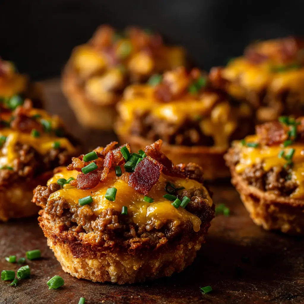 Toasting brioche buns with compound garlic butter in a cast-iron skillet until golden brown, an essential step for the best bacon cheeseburger recipe.