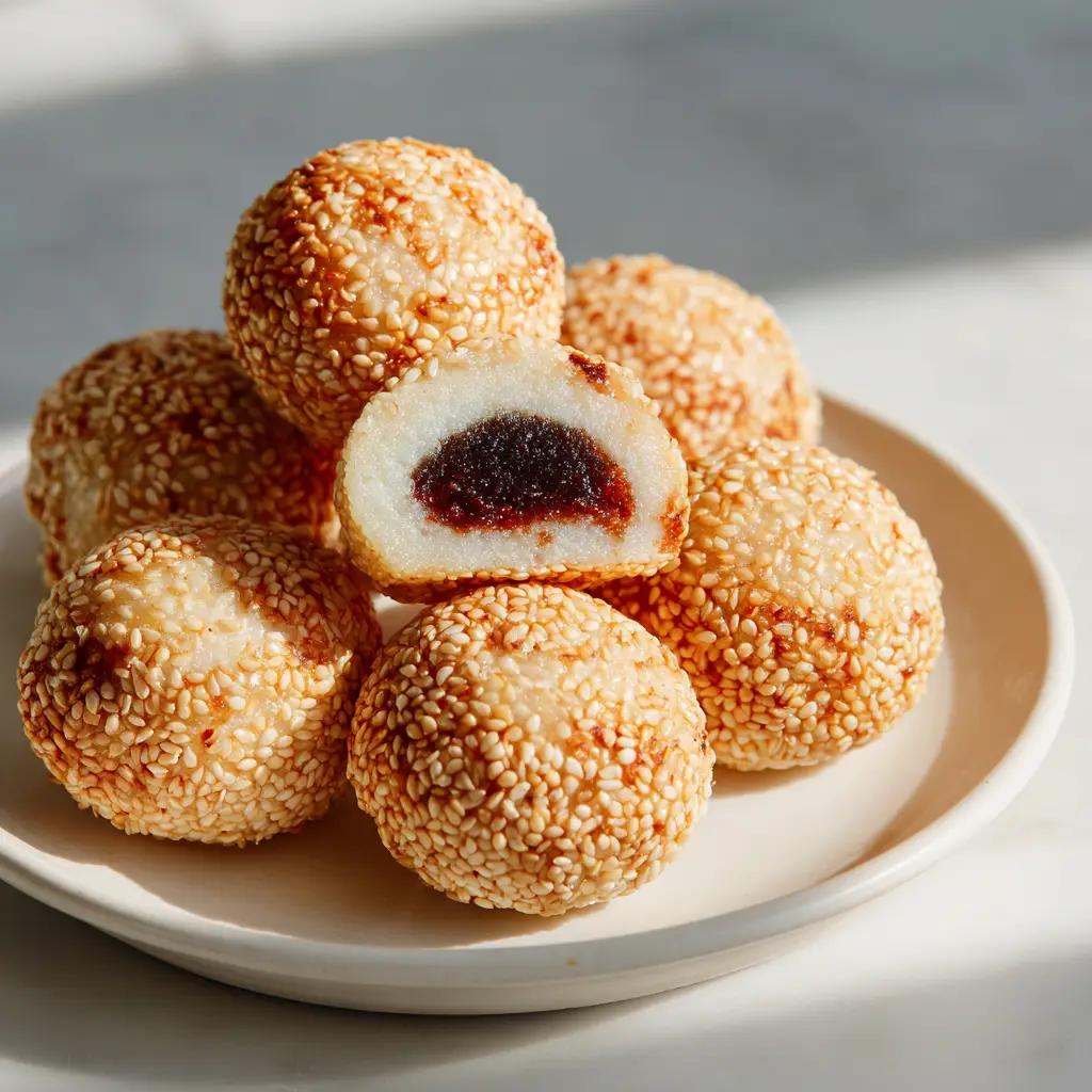 Homemade Red Bean Paste (Easy & Authentic Anko Recipe) 1 A pot showing the process of cooking down the sweet red bean paste until it becomes thick and glossy.