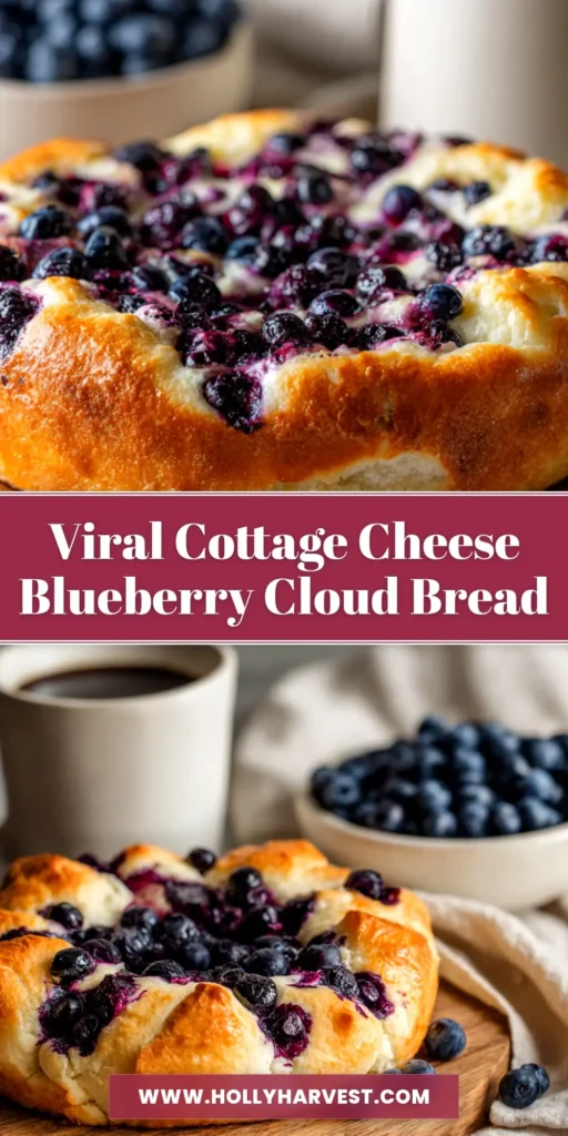 A piece of fluffy cottage cheese cloud bread being folded to show its soft, airy texture. The high-protein, low-carb bread is golden brown and perfect for a keto diet.