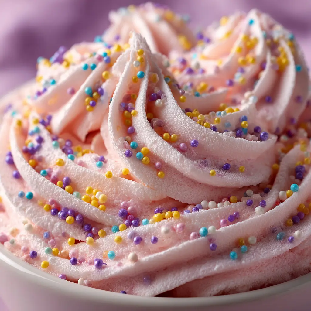 Easter Funfetti Dip (The Easiest 5-Minute Treat!) 1 A serving bowl filled with Easter dessert dip, with a variety of dippers like fresh strawberries and shortbread cookies arranged around it.