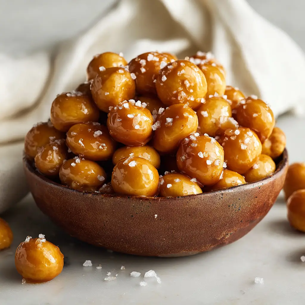 A stack of homemade cracker toffee pieces, emphasizing the glossy chocolate topping and flaky sea salt.