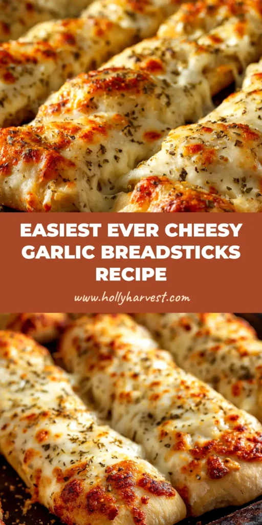 Cheesy Breadsticks Recipe (That's Better Than Takeout!) 3 A pan of freshly baked cheesy breadsticks being pulled apart, showcasing a glorious cheese pull. This irresistible Cheesy Breadsticks Recipe is the perfect appetizer.