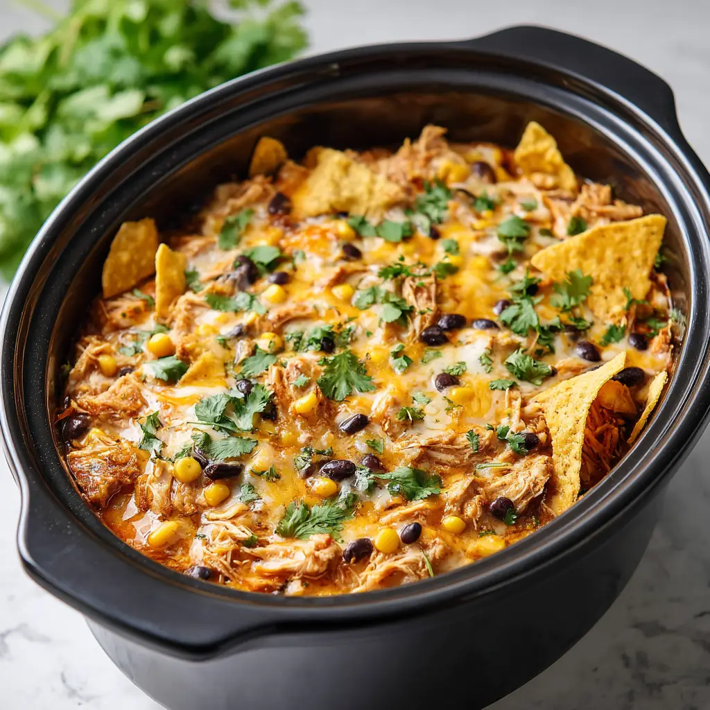 An overhead view of the ingredients for the easy chicken enchilada casserole, including chicken breasts, enchilada sauce, and cheese.