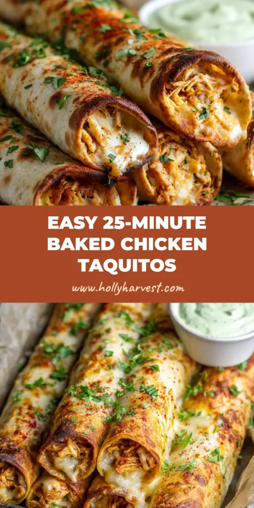 The Ultimate Baked Cream Cheese Chicken Taquitos 3 Close up shot of tightly rolled baked flour tortillas, golden brown with crispy toasted edges, oozing with a thick mixture of melted white cream cheese and shredded cooked chicken breast. (Baked Cream Cheese Chicken Taquitos)