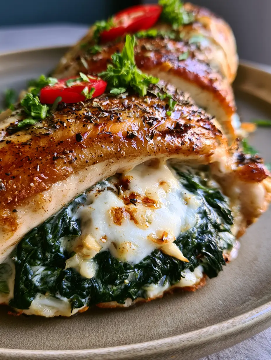 Golden-brown pan-seared chicken breast seasoned with herbs and pepper, glistening with pan juices.